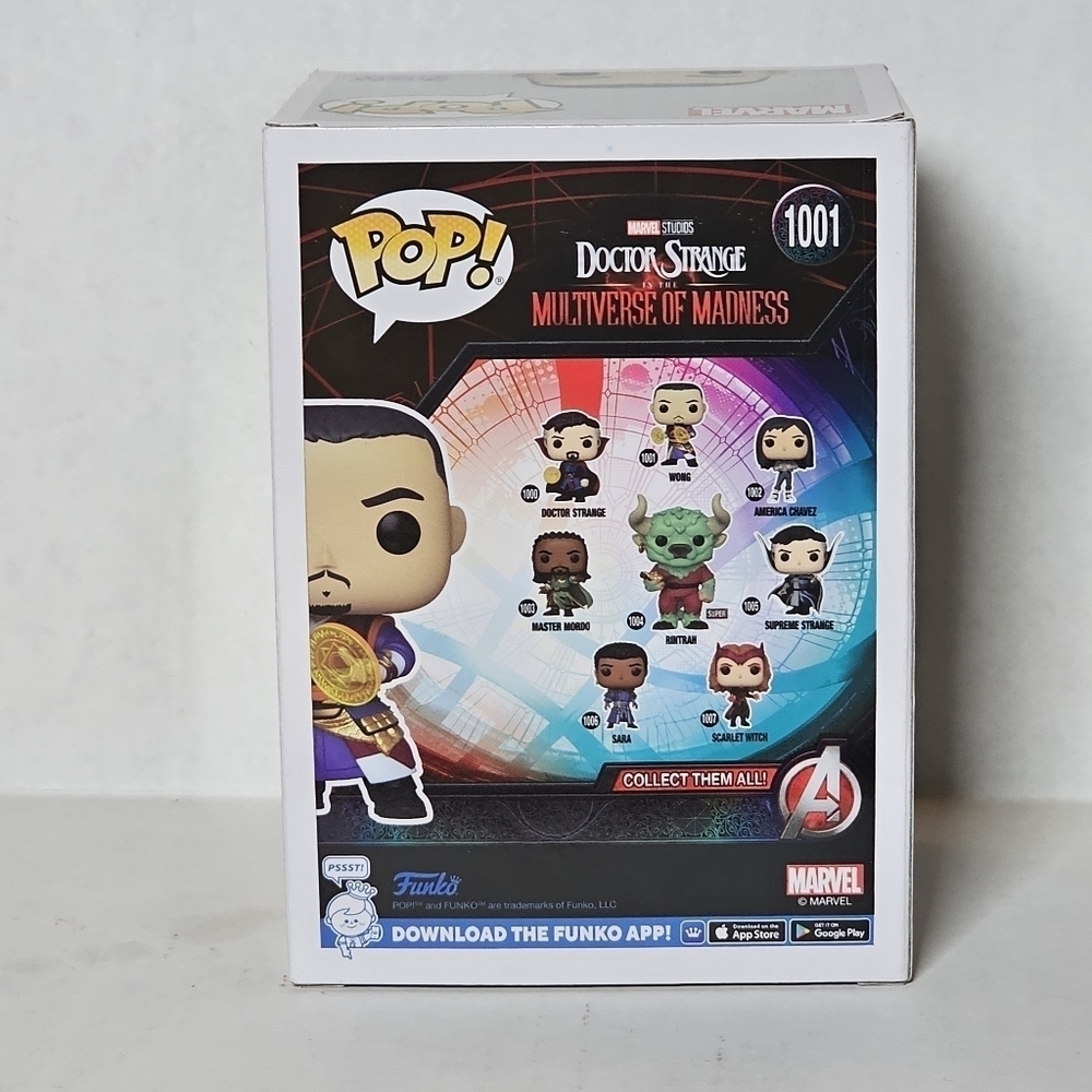 Funko pop Docter Strange Wong #1001 - Picture 2 of 4